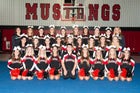 Mount Sinai Mustangs Co-ed Varsity Cheer Winter 15-16 team photo.