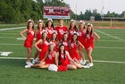 Harmony Grove Cardinals Co-ed Varsity Cheer Winter 15-16 team photo.