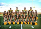 Mayfield Trojans Co-ed Varsity Cheer Winter 15-16 team photo.