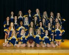 West Seneca West Indians Co-ed Varsity Cheer Winter 15-16 team photo.
