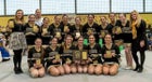 Wantagh Warriors Co-ed Varsity Cheer Winter 15-16 team photo.