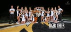 Alamogordo Tigers Co-ed Varsity Cheer Winter 15-16 team photo.