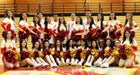 Espanola Valley Sundevils Co-ed Varsity Cheer Winter 15-16 team photo.