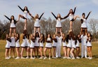 Cibola Cougars Co-ed Varsity Cheer Winter 15-16 team photo.