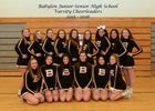 Babylon Panthers Co-ed Varsity Cheer Winter 15-16 team photo.