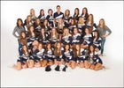 La Cueva Bears Co-ed Varsity Cheer Winter 15-16 team photo.