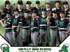 Midway Green Wave Boys Varsity Baseball Spring 24-25 team photo.
