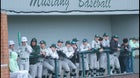 Evergreen Park Mustangs Boys Varsity Baseball Spring 24-25 team photo.