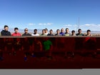 Atrisco Heritage Academy Jaguars Boys Varsity Track & Field Spring 14-15 team photo.