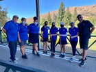 Newark Memorial Cougars Girls Varsity Golf Fall 21-22 team photo.