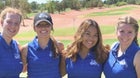Basic Wolves Girls Varsity Golf Fall 21-22 team photo.