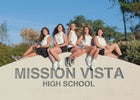 Mission Vista  Girls Varsity Golf Fall 21-22 team photo.