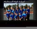 McDowell Titans Boys Varsity Tennis Spring 13-14 team photo.