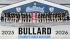Bullard Knights Girls Varsity Soccer Winter 25-26 team photo.