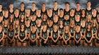 Green Canyon Wolves Boys Varsity Cross Country Fall 23-24 team photo.