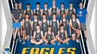 Irondequoit Eagles Boys Varsity Cross Country Fall 23-24 team photo.