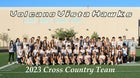 Volcano Vista Hawks Boys Varsity Cross Country Fall 23-24 team photo.