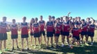 Pocatello Thunder Boys Varsity Cross Country Fall 23-24 team photo.