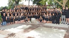 Albuquerque Academy Chargers Boys Varsity Cross Country Fall 23-24 team photo.