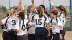 Evergreen Cougars Girls Varsity Softball Fall 22-23 team photo.