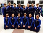 St. Michael's Horsemen Co-ed Varsity Drill Winter 15-16 team photo.