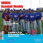 San Manuel Miners Boys Varsity Baseball Spring 17-18 team photo.