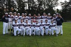 Stuart Hall Knights Boys Varsity Baseball Spring 17-18 team photo.