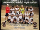 Piedmont Classical Bobcats Girls Varsity Soccer Spring 24-25 team photo.