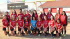 Elkmont Red Devils Girls Varsity Soccer Spring 24-25 team photo.