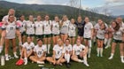 Glenvar Highlanders Girls Varsity Soccer Spring 24-25 team photo.