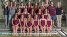 Berthoud Spartans Girls Varsity Swimming Winter 23-24 team photo.