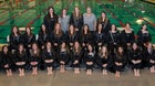 Volcano Vista Hawks Girls Varsity Swimming Winter 23-24 team photo.