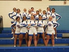 Hot Springs Tigers Co-ed Varsity Cheer Winter 17-18 team photo.