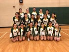 Mayfield Trojans Co-ed Varsity Cheer Winter 17-18 team photo.