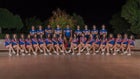 Las Cruces Bulldawgs Co-ed Varsity Cheer Winter 17-18 team photo.