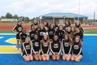 Gosnell Pirates Co-ed Varsity Cheer Winter 17-18 team photo.