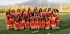 Taos Tigers Co-ed Varsity Cheer Winter 17-18 team photo.
