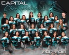 Capital Jaguars Co-ed Varsity Cheer Winter 17-18 team photo.