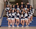 Silver Slvr Ftg Colts Co-ed Varsity Cheer Winter 17-18 team photo.