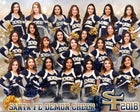 Santa Fe Demons Co-ed Varsity Cheer Winter 17-18 team photo.