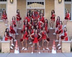 Roswell Coyotes Co-ed Varsity Cheer Winter 17-18 team photo.