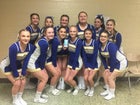 Maine-Endwell Spartans Co-ed Varsity Cheer Winter 17-18 team photo.