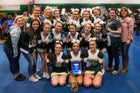 Roosevelt Presidents Co-ed Varsity Cheer Winter 17-18 team photo.