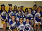 Cuba Rams Co-ed Varsity Cheer Winter 17-18 team photo.