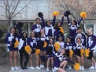Kirtland Central Broncos Co-ed Varsity Cheer Winter 17-18 team photo.
