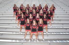 Centennial Hawks Co-ed Varsity Cheer Winter 17-18 team photo.