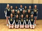 Ruidoso Warriors Co-ed Varsity Cheer Winter 17-18 team photo.