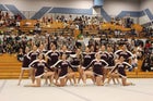 Valley Vikings Co-ed Varsity Cheer Winter 17-18 team photo.