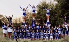 Lovington Wildcats Co-ed Varsity Cheer Winter 17-18 team photo.