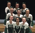 Greenwich Witches Co-ed Varsity Cheer Winter 17-18 team photo.